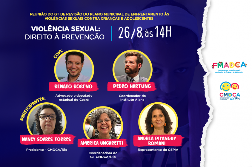 CMDCA-Rio promove evento sobre violência sexual e direito à prevenção