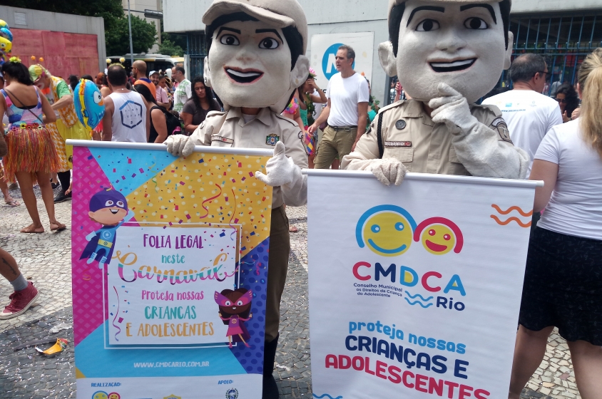  Iniciativa do CMDCA-Rio e da Guarda Municipal distribui mais de seis mil pulseiras de identificação