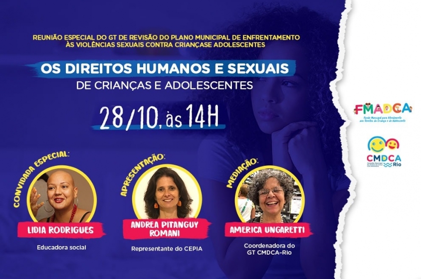 CMDCA-Rio faz reunião sobre direitos humanos e sexuais de crianças e adolescentes