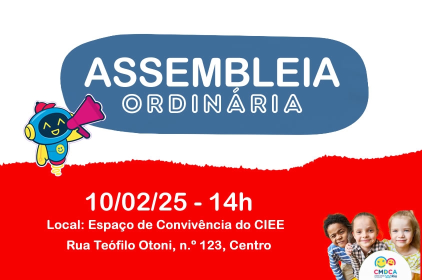 ASSEMBLEIA ORDINÁRIA DO CMDCA-Rio